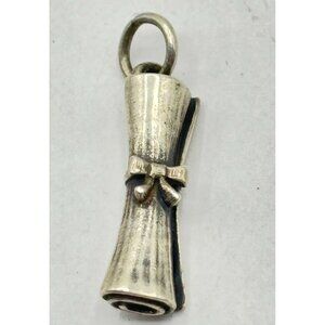 James Avery Sterling Silver 925 Scroll Charm Bow Detail